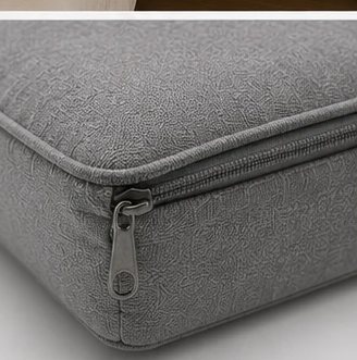 Cradle stitched detail